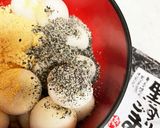 お団子の楽しい食べ方　　三色　団子三兄弟作り方5写真