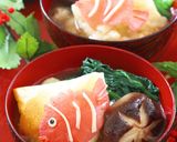 お正月に☆鶏がら入り江戸風雑煮作り方11写真
