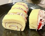 99円のロールケーキでブッシュドノエル作り方4写真