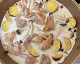 鶏もも肉とさつまいものクリーム煮作り方5写真