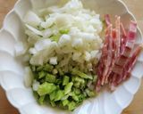 100円以下☆受験生☆夜食☆大根の葉炒飯作り方1写真