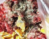 小間切れ牛肉のハンバーグ作り方5写真