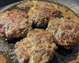 小間切れ牛肉のハンバーグ作り方10写真