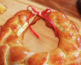 クリスマスに　リースパン作り方5写真
