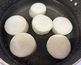 白だしでふろふき大根＆肉味噌がけ作り方1写真