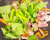 豚肉と空芯菜のオイスター炒め作り方2写真