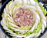 白菜•大根•さば缶で薬膳風味の中華鍋作り方2写真