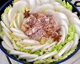 白菜•大根•さば缶で薬膳風味の中華鍋作り方3写真