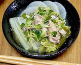 白菜•大根•さば缶で薬膳風味の中華鍋作り方6写真