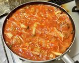 トマトソース煮肉団子ツリー*↟⍋*↟⍋*作り方6写真