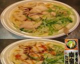 美味ドレ蜂蜜南蛮グリーンナンプラーうどん作り方2写真