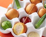 みつせ鶏ふわふわだんごのボールドッグ作り方5写真