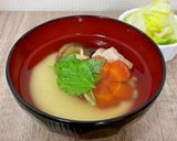餅入りすまし汁【ここから栄養士】作り方4写真