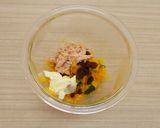 介護食　かぼちゃとレーズンのサラダ作り方6写真