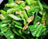 お揚げでおいしく！たっぷり小松菜炒め作り方6写真