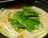 豚肉と白菜のミルフィーユ豆乳鍋作り方8写真
