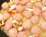白菜と肉団子のミルク煮作り方5写真
