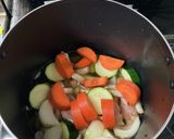 コールドスタート！鶏手羽元と野菜の煮込み作り方8写真