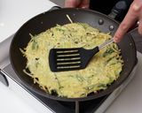 なると金時と渭東ねぎのチヂミ　すだちだれ作り方4写真