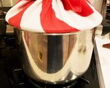 さつまいもチョコたっぷり米粉蒸しケーキ作り方1写真