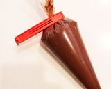 さつまいもチョコたっぷり米粉蒸しケーキ作り方10写真