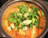 豆腐ランチョンミートチゲ作り方3写真