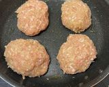 鶏つくねチーズハンバーグ作り方6写真