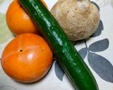 かぶと柿の簡単酢物作り方1写真