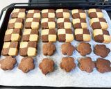 材料4つで簡単！市松模様のクッキー作り方8写真