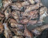 食材1つ★鶏手羽元のソース&赤ワイン煮作り方4写真