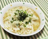 アジアン粥★冷凍餃子で旨みたっぷり中華粥作り方4写真