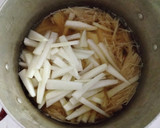 簡単✾鶏むね肉と大根 えのきの お吸い物作り方4写真