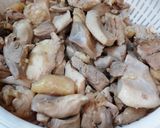 年越し用の茹で鶏モモ冷凍活用作り方2写真