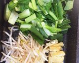 給食の「小松菜ともやしの炒めもの」♡和風作り方1写真