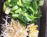 給食の「小松菜ともやしの炒めもの」♡和風作り方1写真