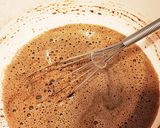 さつまいもチョコたっぷり米粉蒸しケーキ作り方15写真