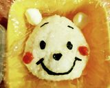 白いプーさんおにぎり作り方1写真