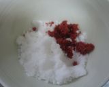 桜形のイチゴ風味焼きメレンゲ☆作り方1写真