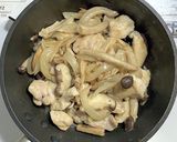 鶏肉とキノコのワイン蒸しレモンバター風味作り方6写真