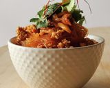 節約♪春雨キムチそぼろ丼♪お節に飽きたら作り方2写真