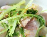 カラシ菜／わさび菜と豚バラ肉のサッと煮作り方12写真