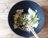 麹青汁牛乳塩ラーメン作り方1写真