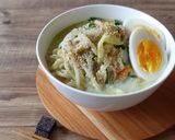 麹青汁牛乳塩ラーメン作り方4写真