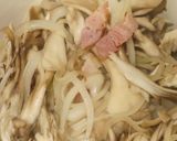 中華風♡ベーコンと舞茸のごま豆乳スープ作り方2写真
