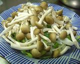 ヘルシー☆鶏としめじの蒸しぽん酢作り方2写真