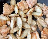みつせ鶏もも肉の和風炒め作り方4写真