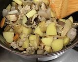 今宵の豚汁/豚しゃぶ肉と皮付き根菜/中級作り方3写真