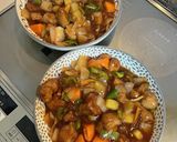 甘酢餡の酢豚 8人前作り方6写真