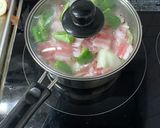 ☆鍋物煮物で残ったスープの賄いメシ☆作り方8写真