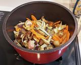しいたけ香る♡炊き込みご飯作り方4写真